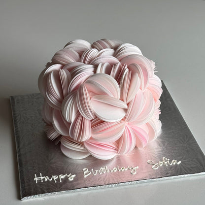 Wafer paper cake