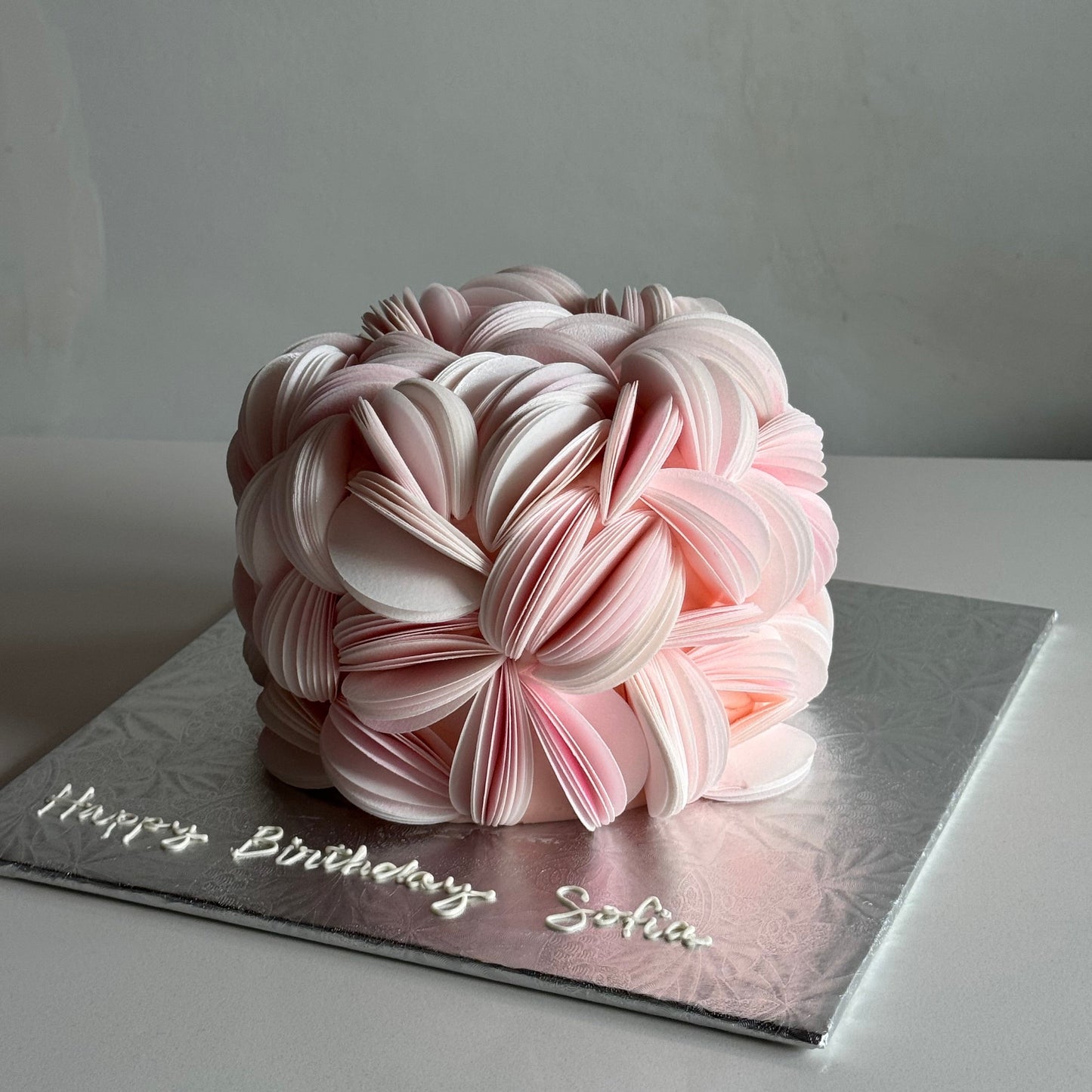 Wafer paper cake