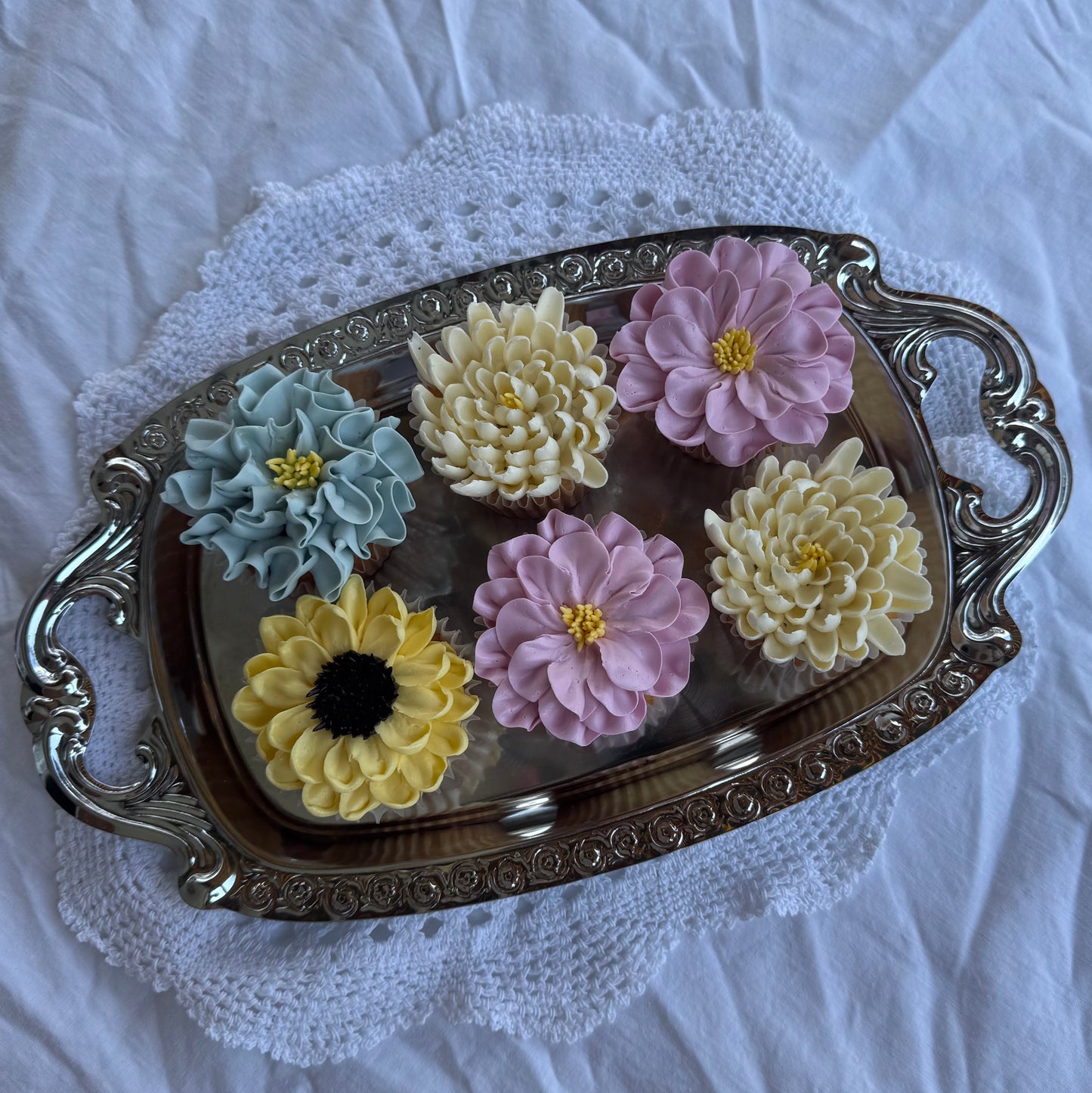 Flower cupcakes - standard size