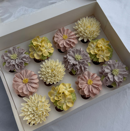 Flower cupcakes - standard size